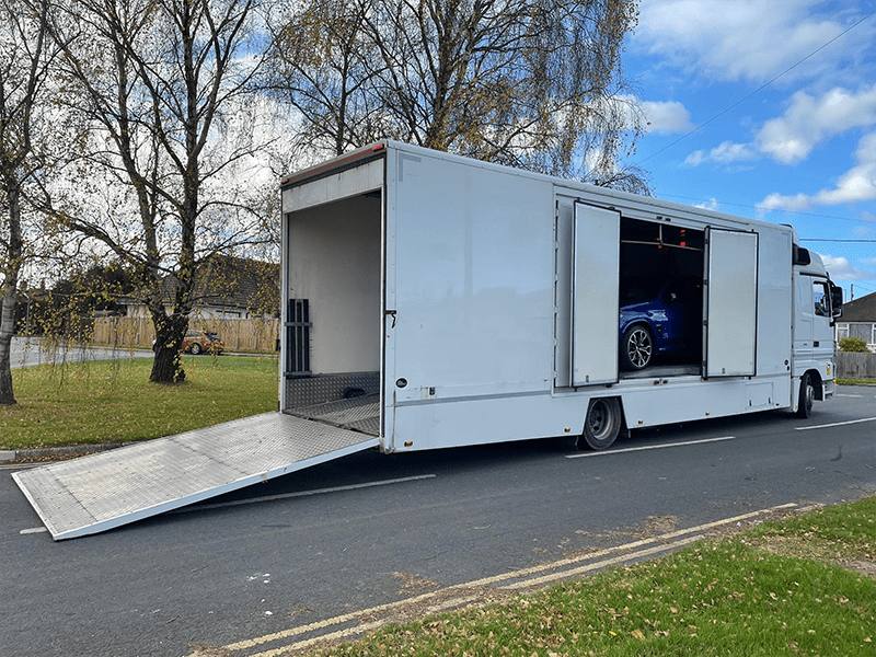 Enclosed nationwide delivery